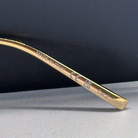 NEW SAINT LAURENT SL 487 003 WOMEN GOLD BROWN SUNGLASSES SAINT LAURENT SL487 003 main image 9